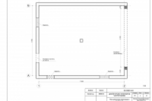 План демонтажа перегородок и конструкций.