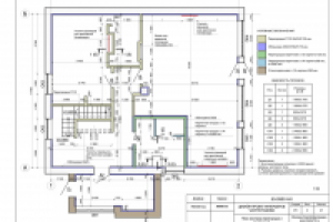 План монтажа перегородок и конструкций.
