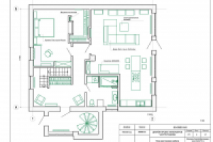 План расстановки мебели.