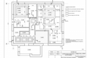 План потолков. Конструкция и размеры.
