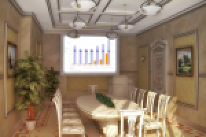 Зал конференций. Сделано для Loresch-studio