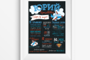 Плакат "Метрика"