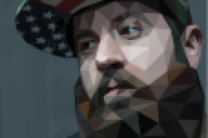 Портрет в стиле "Полигонального дизайна"