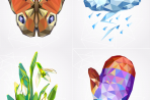 Векторные poly иллюстрации