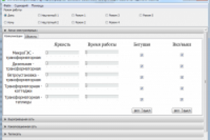 Формирователь сценариев работы макета