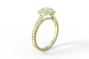 Визуализация кольца с бриллиантами 2