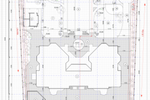 Проект юг28. Разбивочный план - схема элементов благоустройства