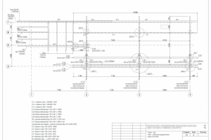 Проект юг28.  План, мауэрлатов и балок на отм. +2,500 низ