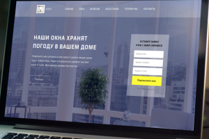 Лендинг - установка окон