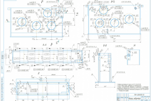 Сварной корпус редуктора