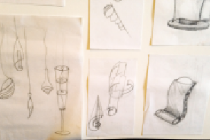 Эскиз лапмы. Разработка