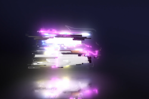 Глитч логотип