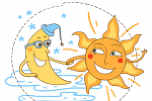 Луна и Солнце