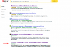 ритуальные услуги в запорожье (Яндекс)