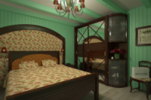 Шкаф в спальню в стиле Прованс