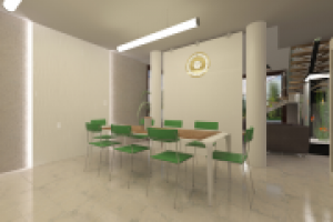 Визуализация проекта кухни загородного дома 2