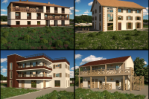 Визуализация для каталога домов.