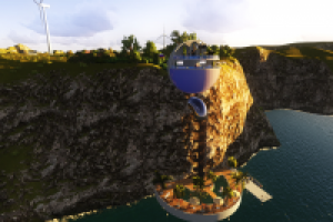 Сферический дом из пеностеклокерамики. Крым.