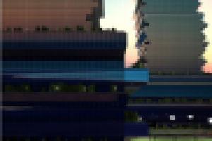 Визуализация инфраструктуры высотного здания.