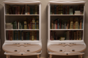 Создание мебели. Neoclassical bookcase.