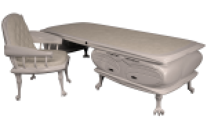 Создание мебели. Neoclassical desk.