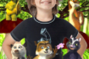 Детский 3D шаблон "Лесная Братва"