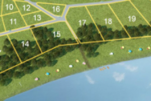 3D визуализация коттеджного поселка (1 ракурс)