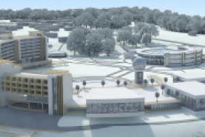 Эскизная 3д визуализация комплекса (3 ракурса)