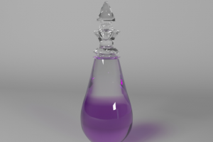 Зелье астральной силы для фэнтази интерьера