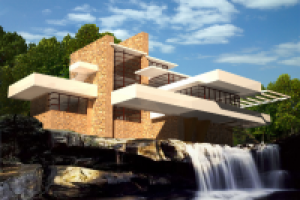 дом над озером Фрэнк Ллойд Райт