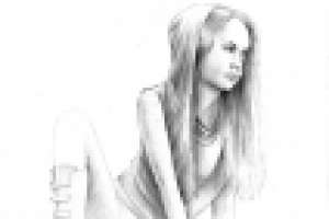 Рисунок девушки по фото