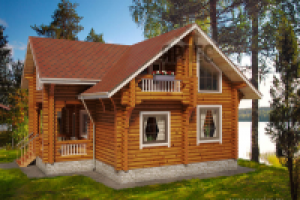 Проект деревянный дом. Д-100 Ярлес