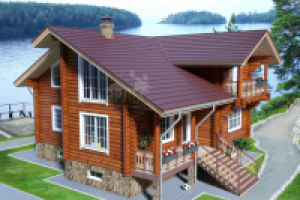 Проект деревянный дом. Д-201