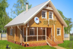 Проект деревянный дом "Классика". Д-107 вариант 5 Ярлес