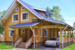 Проект деревянный дом. Д-210 Ярлес