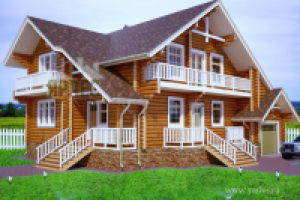 Проект деревянный дом. Д-255 Ярлес