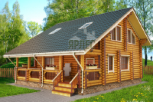 Проект деревянный дом. Д-155 Ярлес