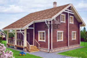 Проект деревянный дом. Д-153/114 Ярлес