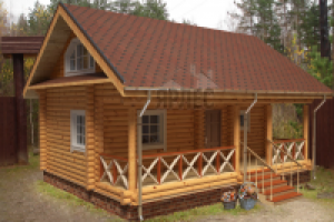 Проект деревянный дом "Лесная осень". Д-153/114 Ярлес