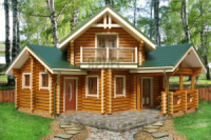 Проект деревянная баня - дом "Норский". ДБ-85 Ярлес