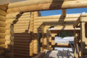 Ход работы деревянного дома