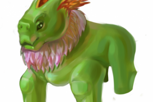 Фантастические животные на основе цветов и растений