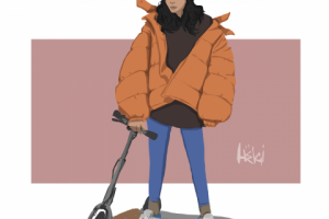 Техника рисования с использованием инструмента "лассо"