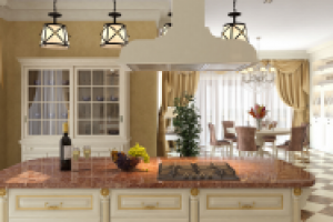 Кухня в частном доме 2