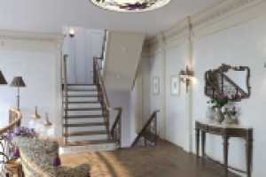 Холл в частном доме.