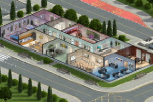 Офис для компьютерной игры