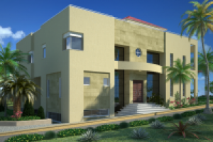 визуализация коттеджа в Израиле 1