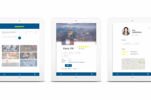 UI // Travelmatch (tablet version)
