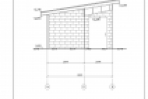 Хоз. строение. Фасад А-Б