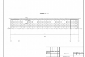 Хоз. строение. Фасад 4-1
